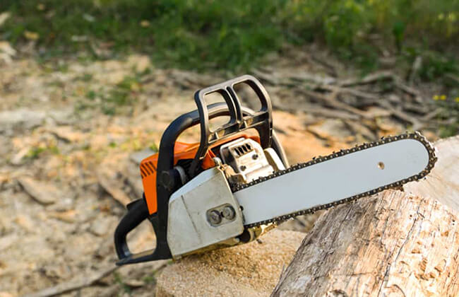 gasoline chain saw