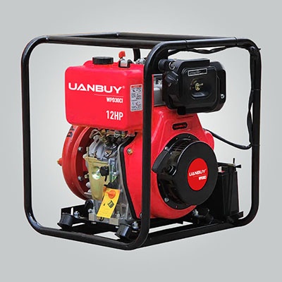 3 Inch 12HP High Volume High Pressure Diesel Water Diesel Motor Water Pump