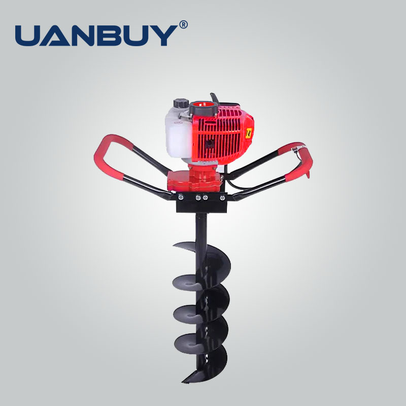 Professional UANBUY 52cc Double Handled Earth Auger Drilling Machine