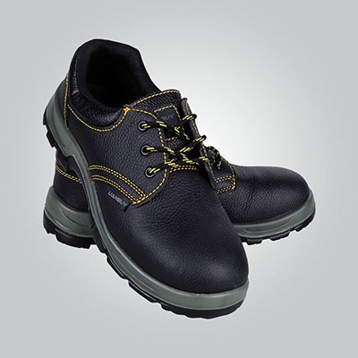 Genuine Leather Men Safety Shoes Work Shoes Anti-Smash